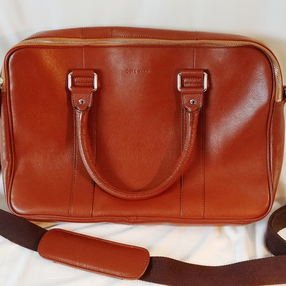 Cole Haan Other - Cole Haan Slim Double Zip Leather Brief